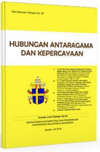 Hubungan Antaragama dan Kepercayaan