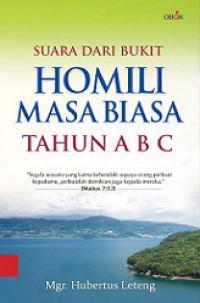 Suara dari Bukit (Homili Masa Biasa Tahun ABC)