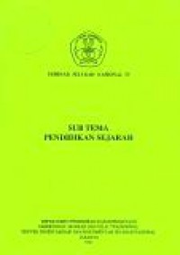 Sub Tema Pendidikan Sejarah