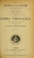 Summa Theologica (Vol.I)