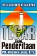 Tegar dalam Penderitaan: Belajar dari Kitab Ayub