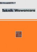 Teknik Wawancara [Judul asli: Interviewing Techniques for the Non-Personal Executive]