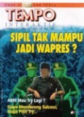 Tempo Interaktif (Vol.III): Sipil Tak Mampu Jadi Wapres?