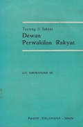 Tentang dan Sekitar Dewan Perwakilan Rakyat