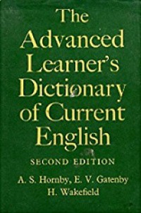 The Advanced Learner's Dictionary of Current English