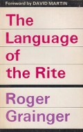 The Language of the Rite