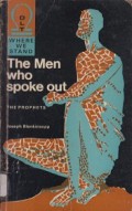 The Men Who Spoke Out: The Old Testament Prophets