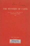 The Mystery of Faith