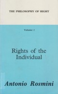 The Philosophy of Right (Vol.2): Rights of the Individual