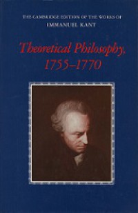 Theoretical Philosophy 1755-1770