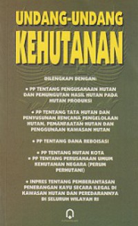 Undang-Undang Kehutanan