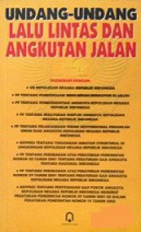 Undang-Undang Lalu Lintas dan Angkutan Jalan