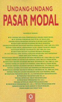 Undang-Undang Pasar Modal