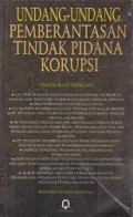 Undang-Undang Pemberantasan Tindak Pidana Korupsi