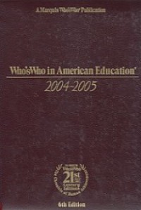 Who's Who In American Education