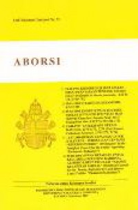 Aborsi [Judul asli: Declaratio de abortu procurato]