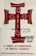 A Guide to Formation in Priestly Celibacy