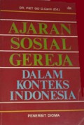 Ajaran Sosial Gereja: Dalam Konteks Indonesia