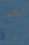 Codex Canonum Ecclesiarum Orientalium