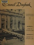 Council Daybook: Vatican II, Session 1 and 2