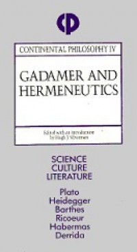 Gadamer and Hermeneutics