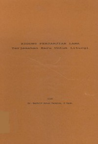 Kidung Perjanjian Lama: Terjemahan Baru untuk Liturgi