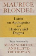 Letter on Apologetics and History and Dogma