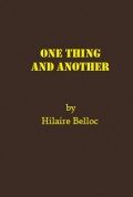 One Thing and Another