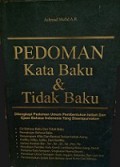 Pedoman Kata Baku dan Tidak Baku