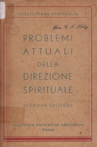 Problemi Attuali Della Direzione Spirituale