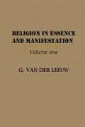 Religion in Essence and Manifestation (Vol. I)