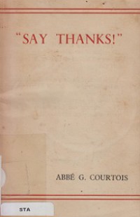 Say Thanks!