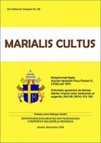 Marialis Cultus: Menghormati Maria, Anjuran Apostolik Paus Paulus VI