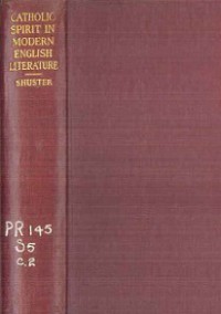 The Catholic Spirit in Modern English Literature