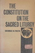 The Constitution on the Sacred Liturgy of Vatican Council II