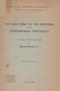 The Holy Spirit in the Scriptures and Contemporary Spirituality