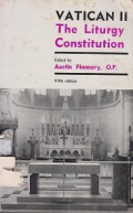 Vatican II: The Liturgy Constitution